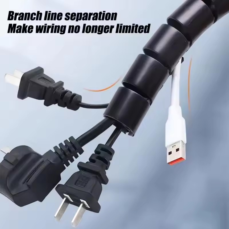 Cable Tube Sleeve Flexible Cor - Cable Management Sleeve recension och pris